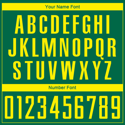 Custom Kelly Green Light Yellow Sublimation Soccer Uniform Jersey