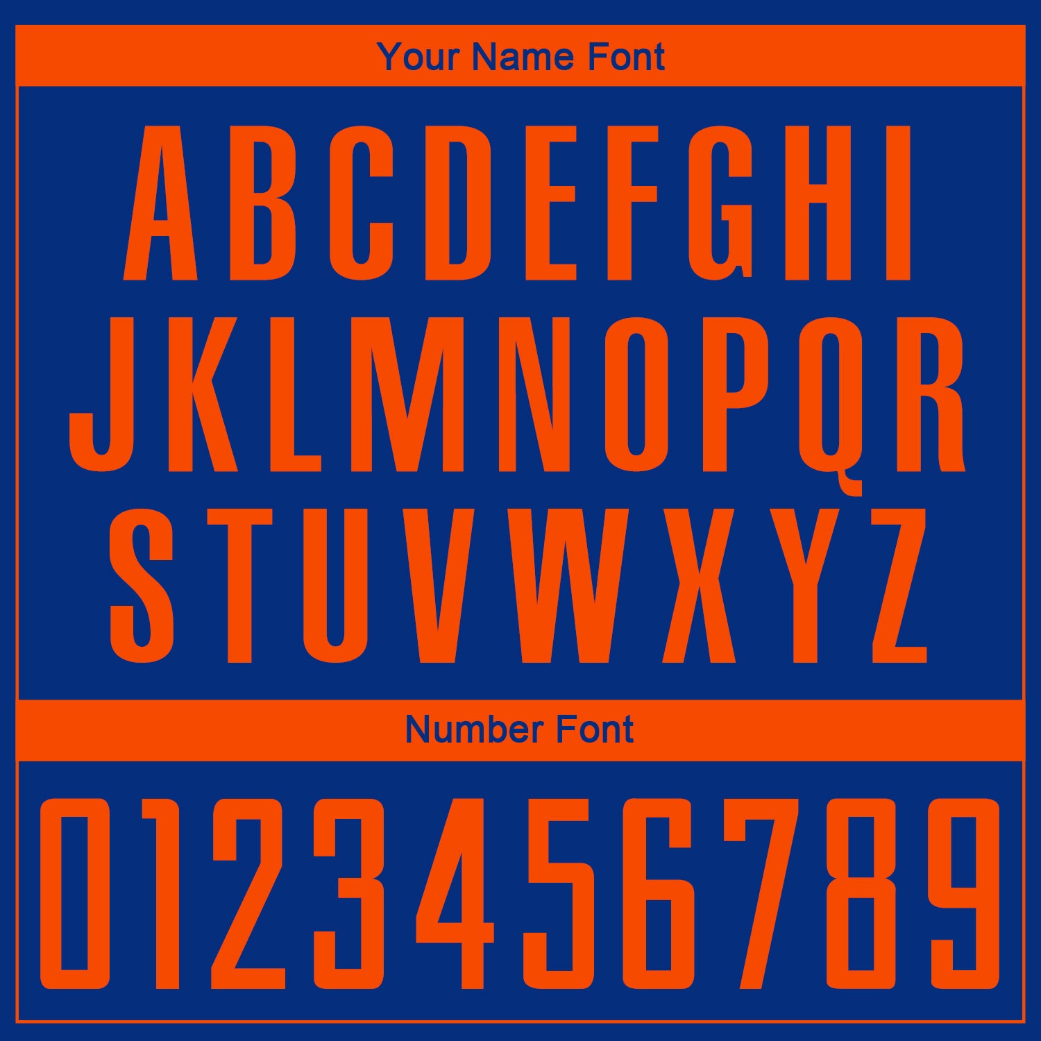 Custom Royal Orange Sublimation Soccer Uniform Jersey