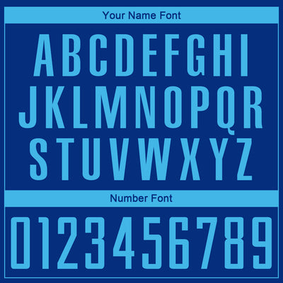 Custom Royal Sky Blue Sublimation Soccer Uniform Jersey