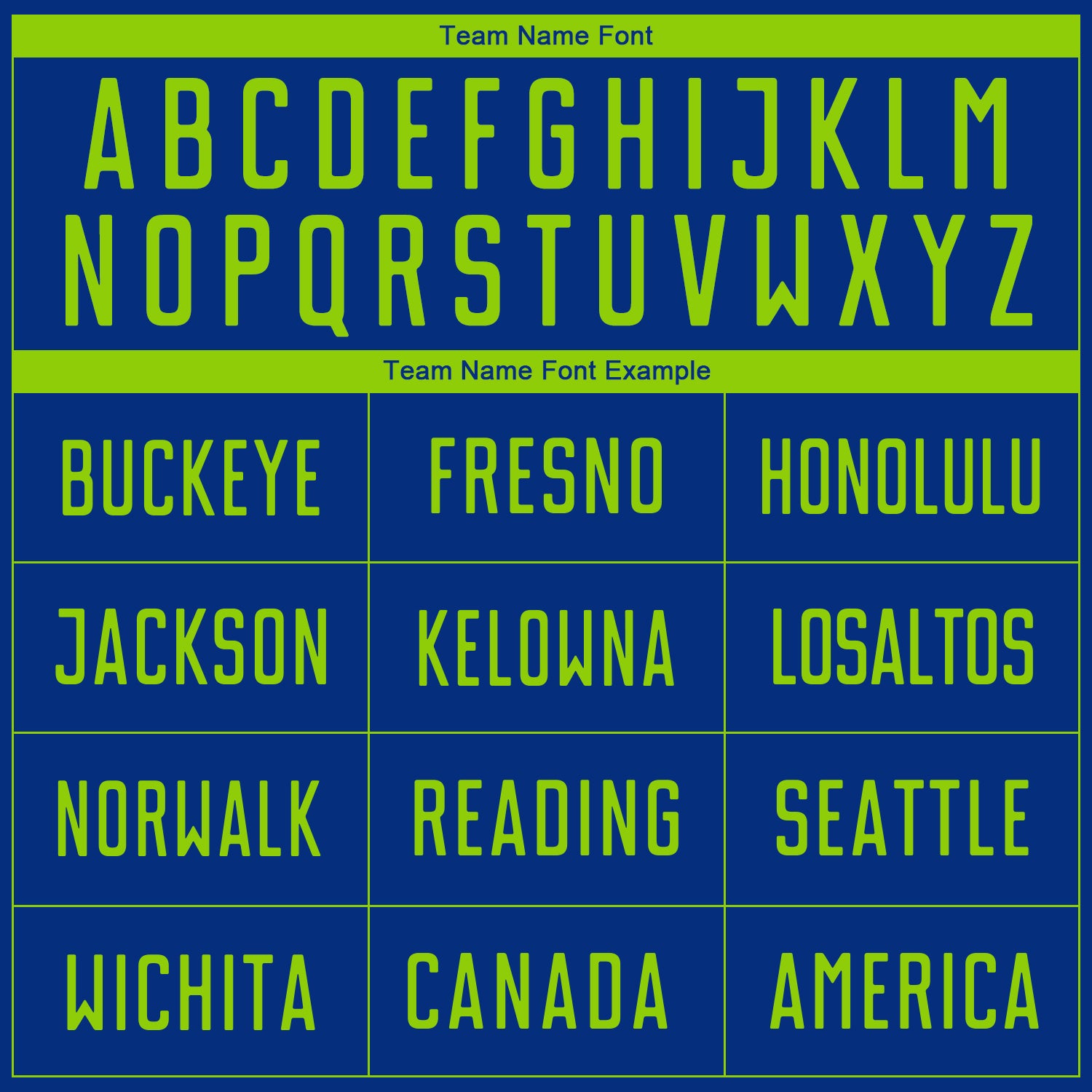 Custom Royal Neon Green Sublimation Soccer Uniform Jersey