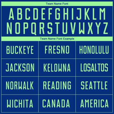 Custom Royal Pea Green Sublimation Soccer Uniform Jersey