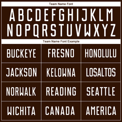 Custom Brown White Sublimation Soccer Uniform Jersey