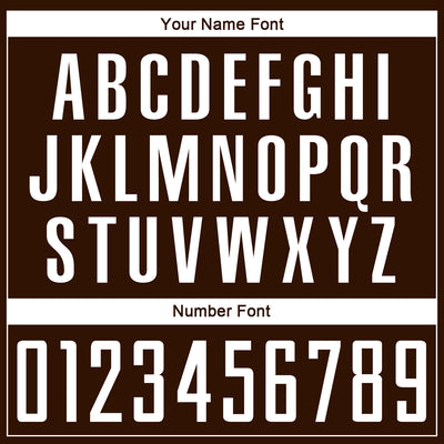 Custom Brown White Sublimation Soccer Uniform Jersey