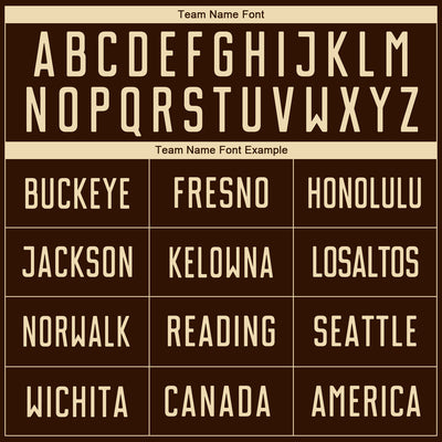 Custom Brown Cream Sublimation Soccer Uniform Jersey