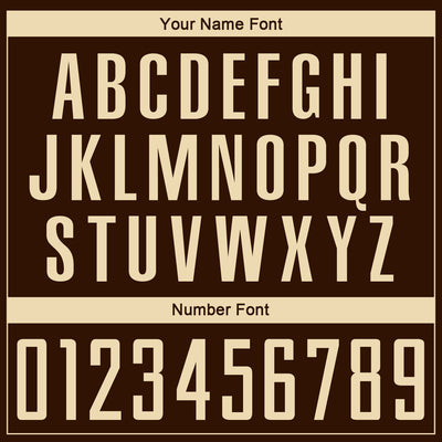 Custom Brown Cream Sublimation Soccer Uniform Jersey