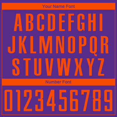 Custom Purple Orange Sublimation Soccer Uniform Jersey