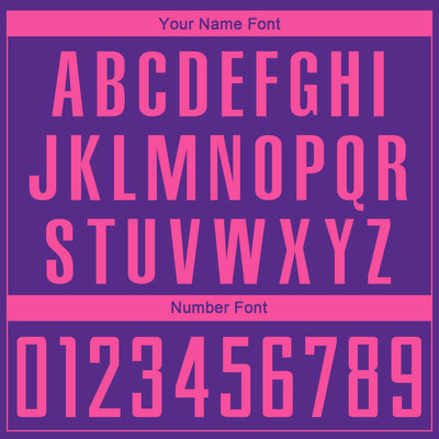 Custom Purple Pink Sublimation Soccer Uniform Jersey