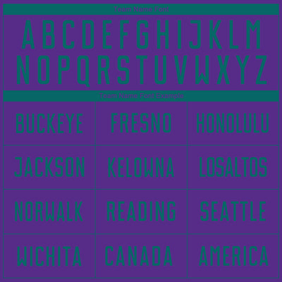 Custom Purple Teal Sublimation Soccer Uniform Jersey