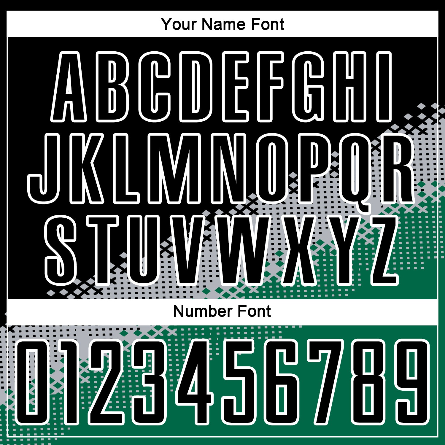 Custom Black Gray-Kelly Green Gradient Geometric Shape Sublimation Soccer Uniform Jersey