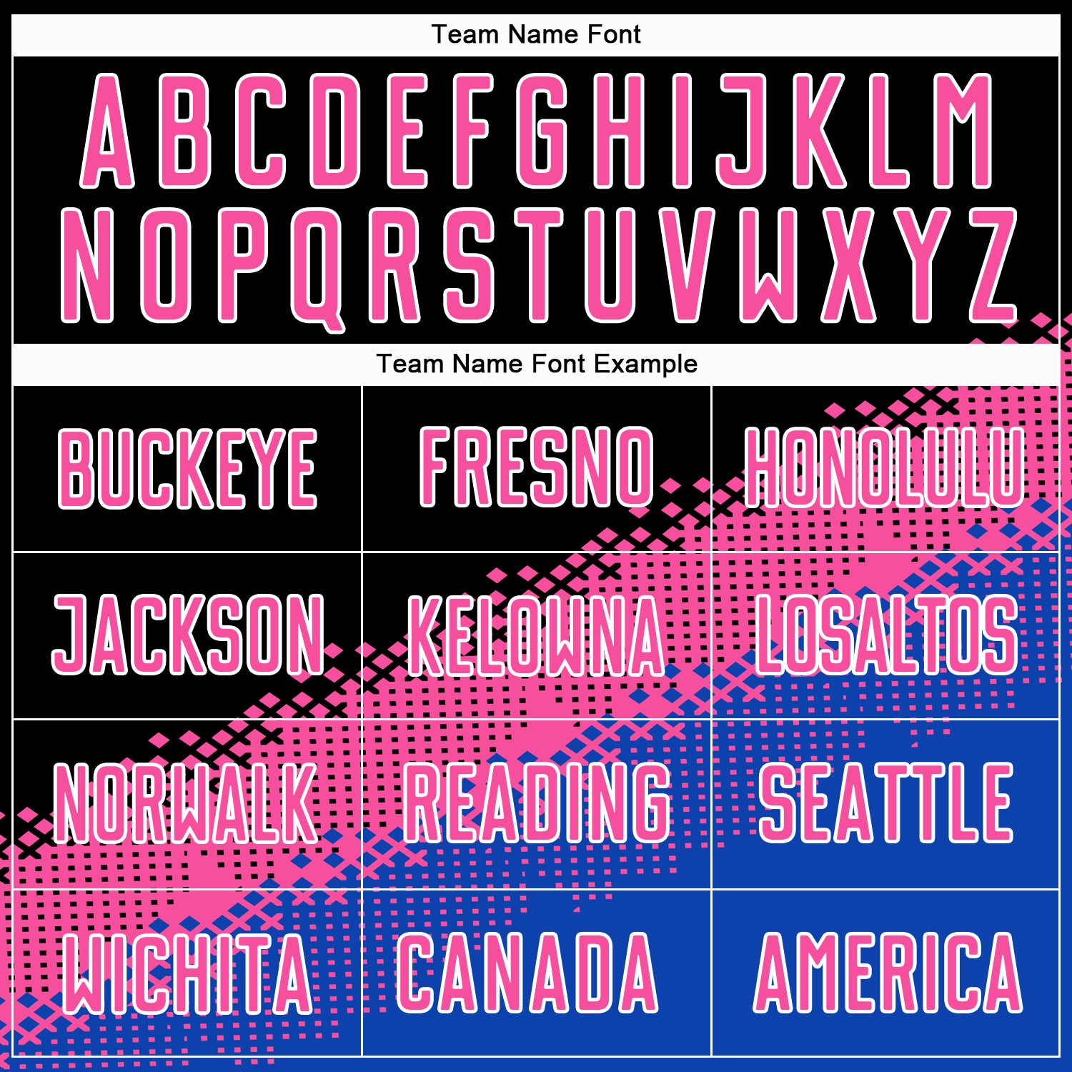 Custom Black Pink-Thunder Blue Gradient Geometric Shape Sublimation Soccer Uniform Jersey