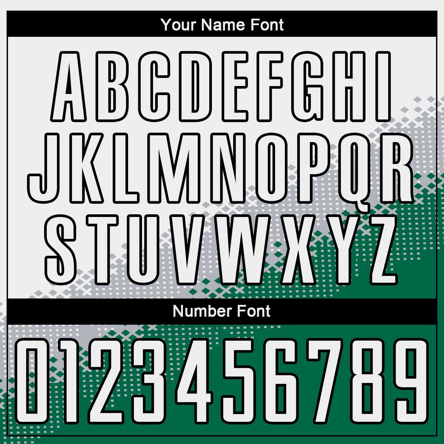 Custom White Gray Kelly Green-Black Gradient Geometric Shape Sublimation Soccer Uniform Jersey