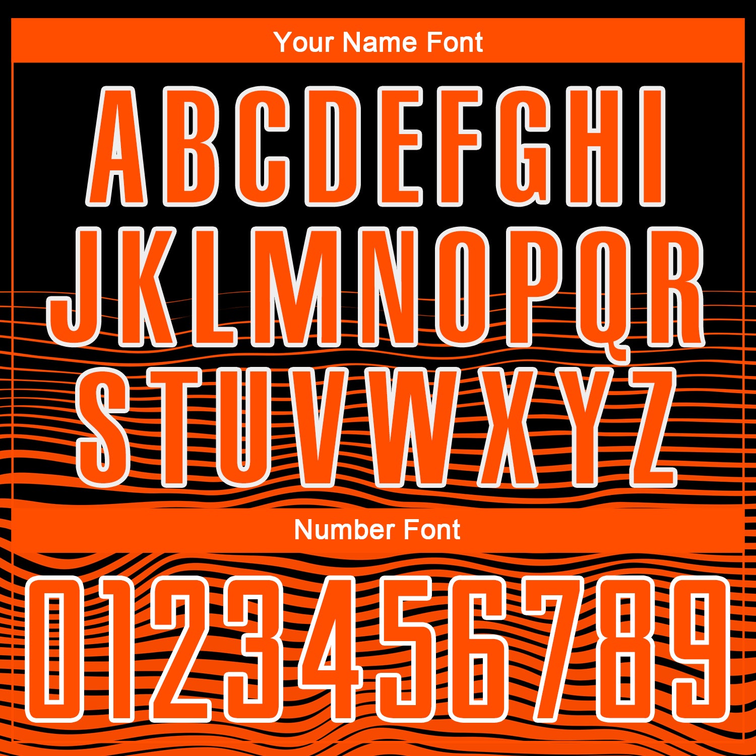 Custom Black Orange-White Gradient Line Sublimation Soccer Uniform Jersey