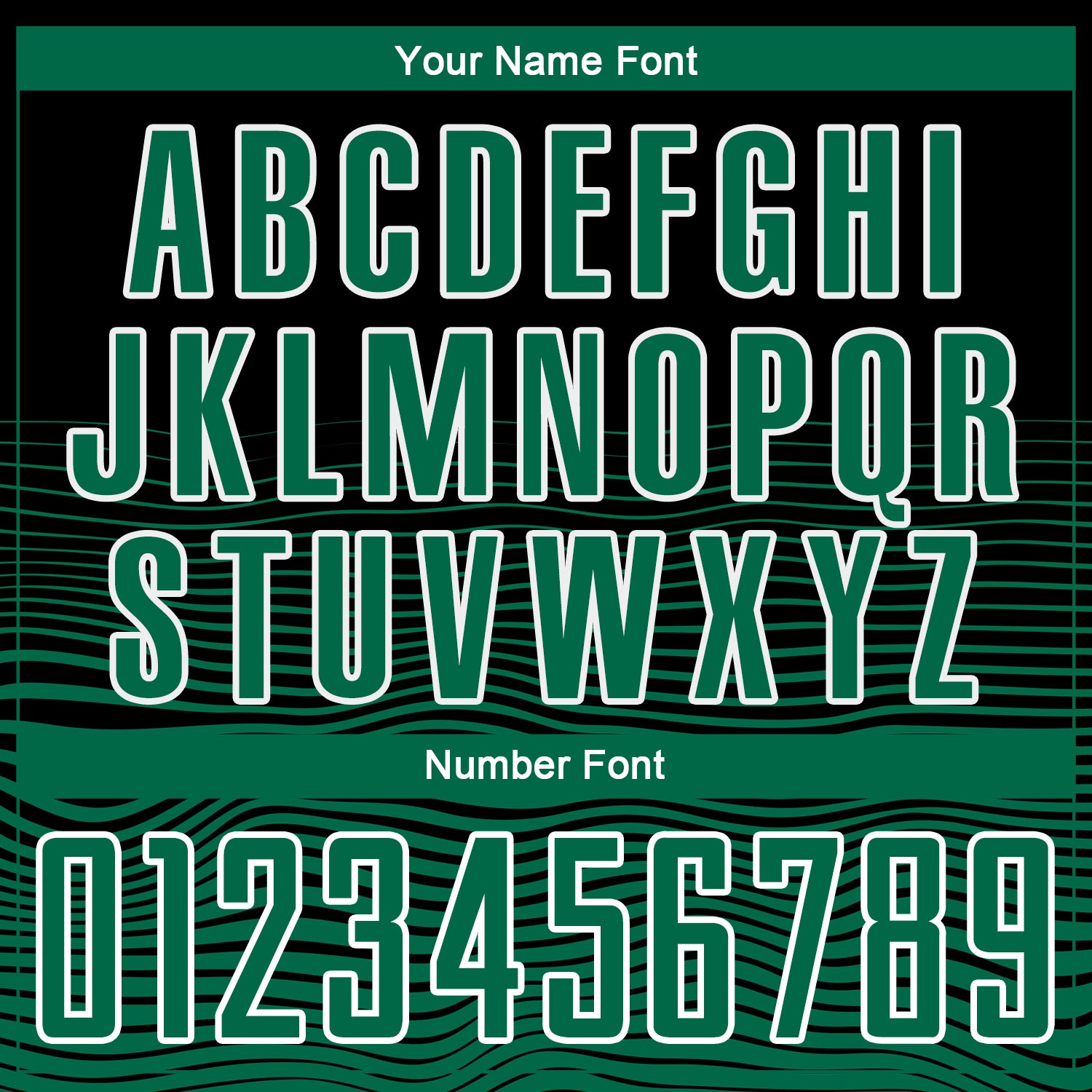 Custom Black Kelly Green-White Gradient Line Sublimation Soccer Uniform Jersey