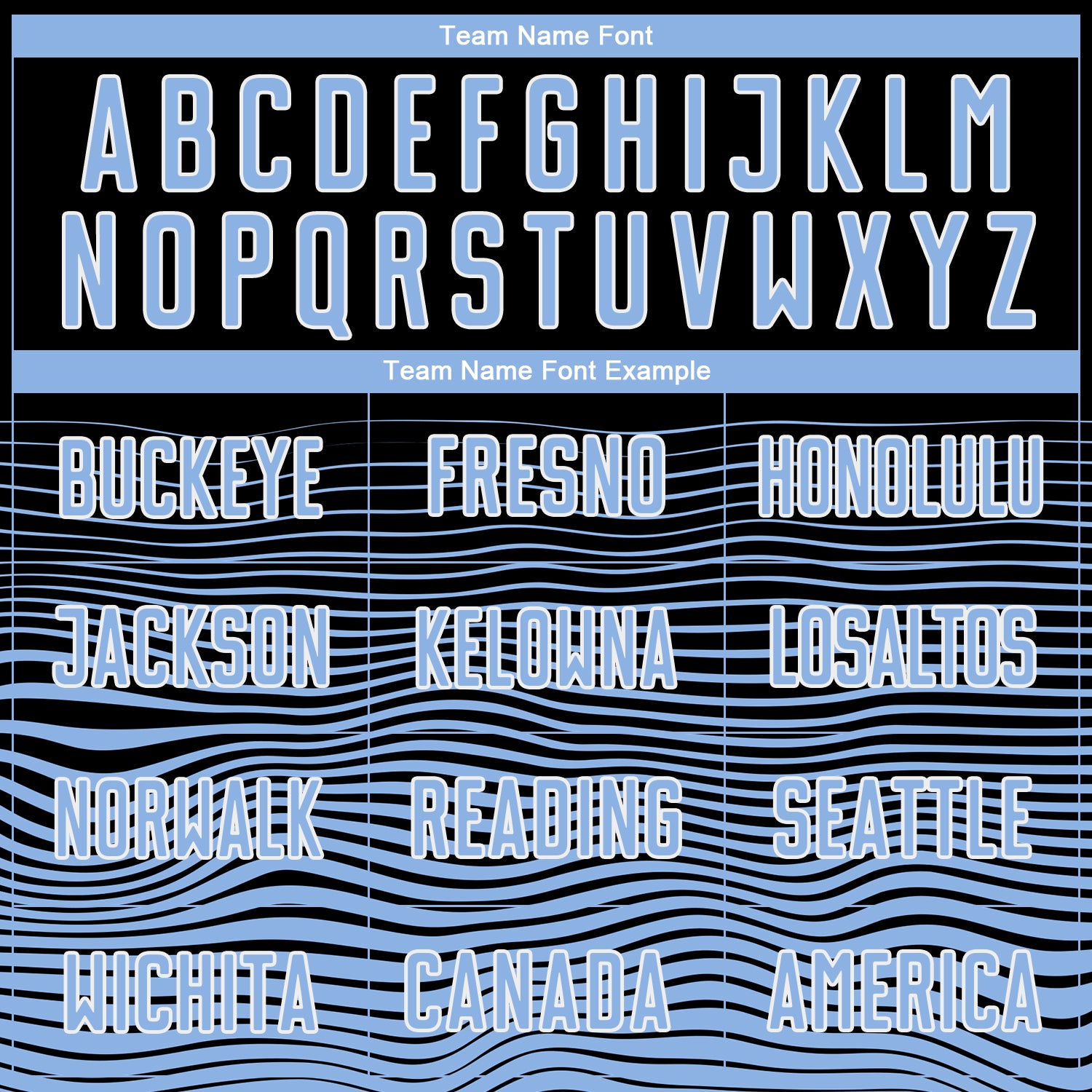 Custom Black Light Blue-White Gradient Line Sublimation Soccer Uniform Jersey