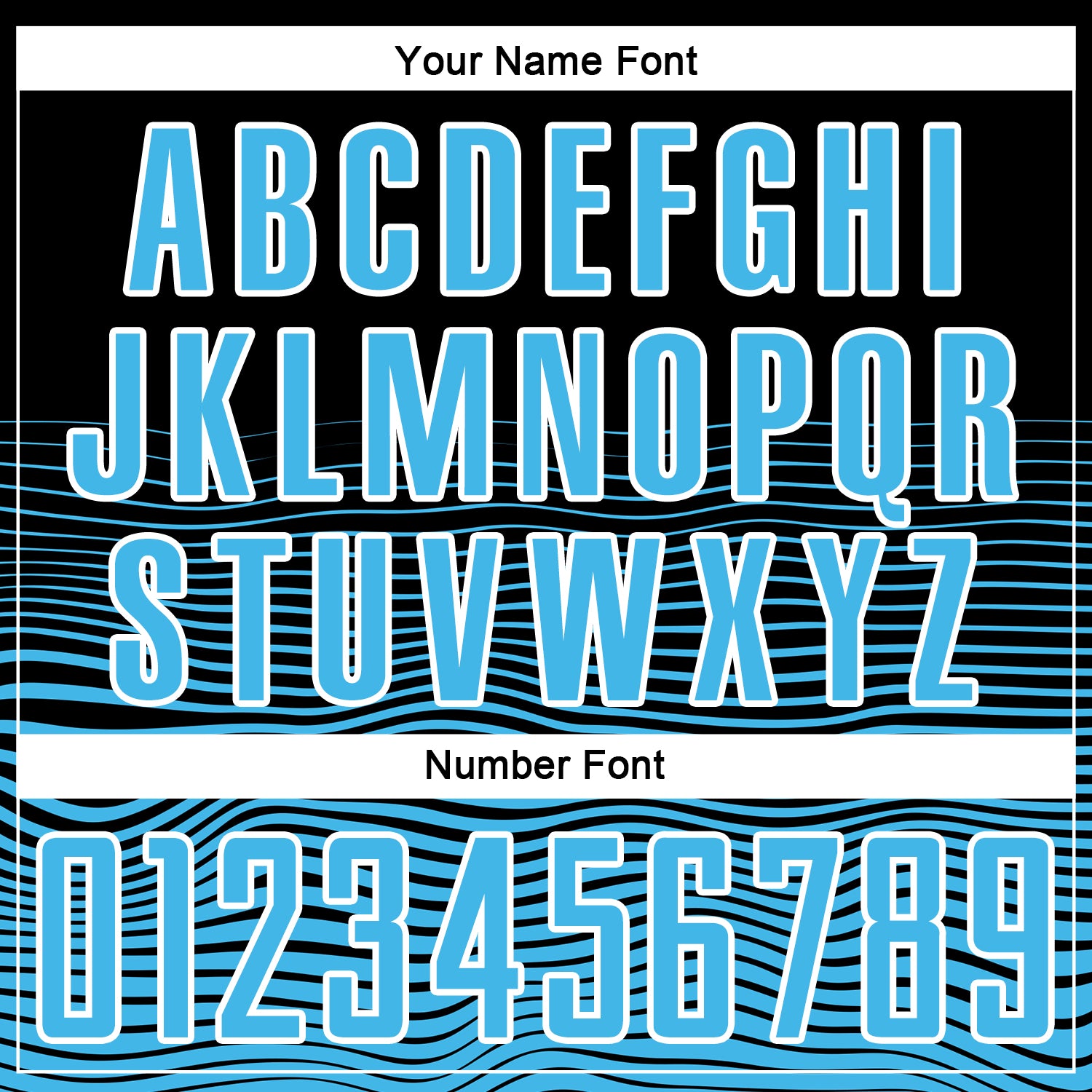 Custom Black Sky Blue-White Gradient Line Sublimation Soccer Uniform Jersey