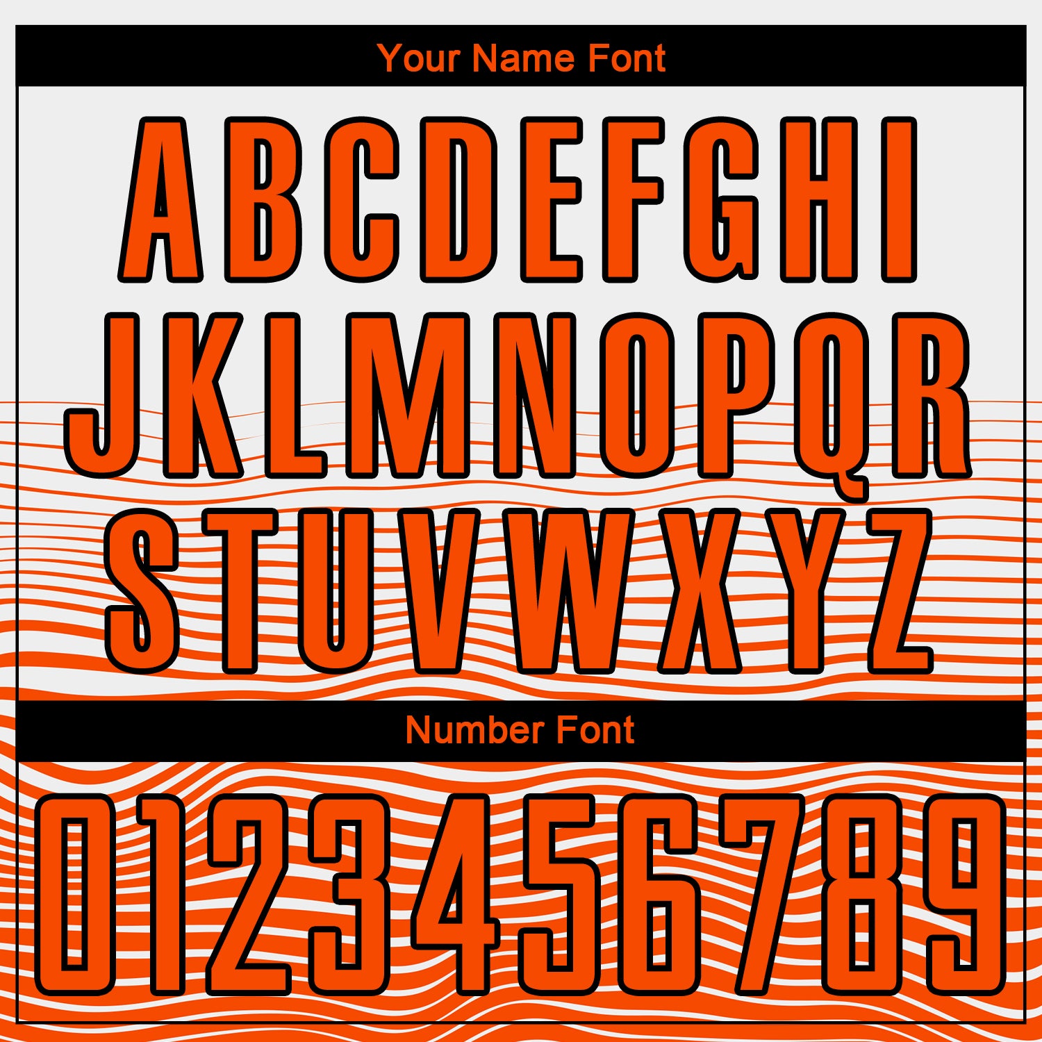 Custom White Orange-Black Gradient Line Sublimation Soccer Uniform Jersey