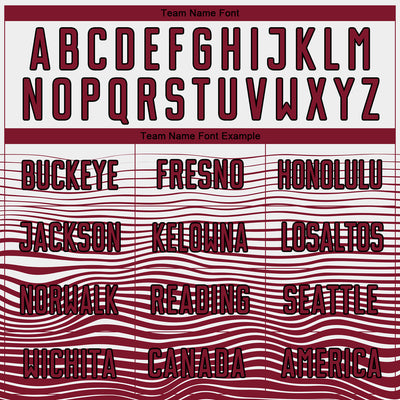 Custom White Crimson-Black Gradient Line Sublimation Soccer Uniform Jersey