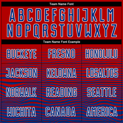 Custom Red Royal-White Gradient Line Sublimation Soccer Uniform Jersey