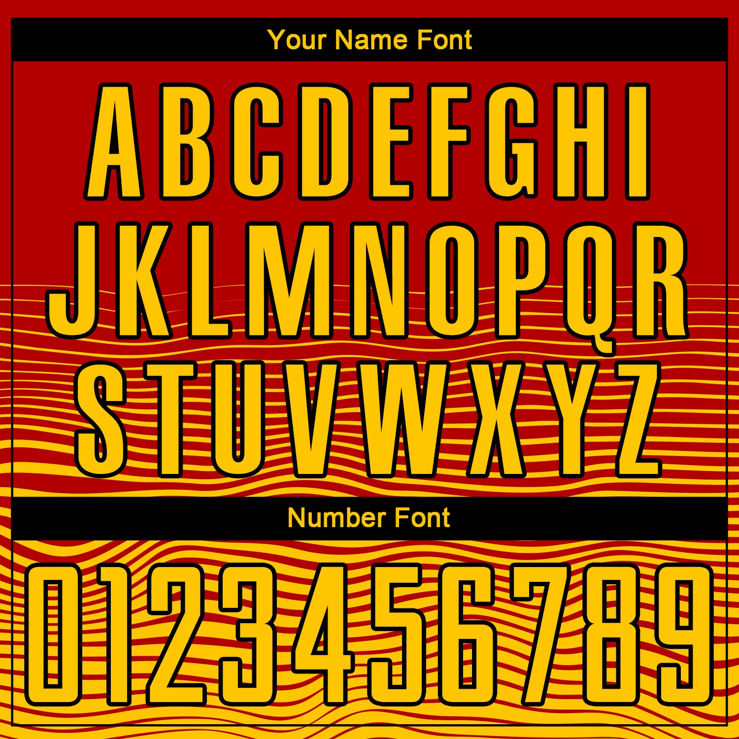 Custom Red Yellow-Black Gradient Line Sublimation Soccer Uniform Jersey