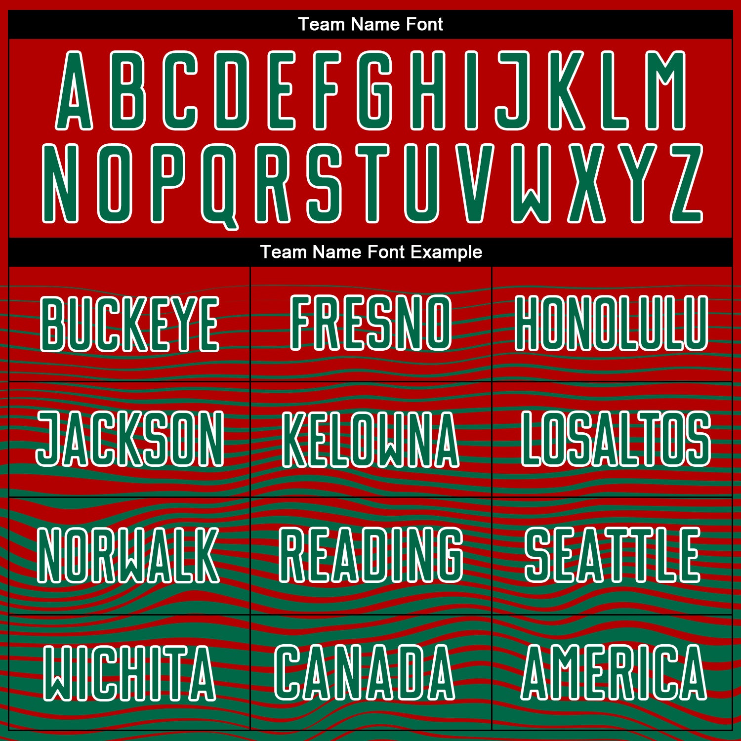 Custom Red Kelly Green-White Gradient Line Sublimation Soccer Uniform Jersey