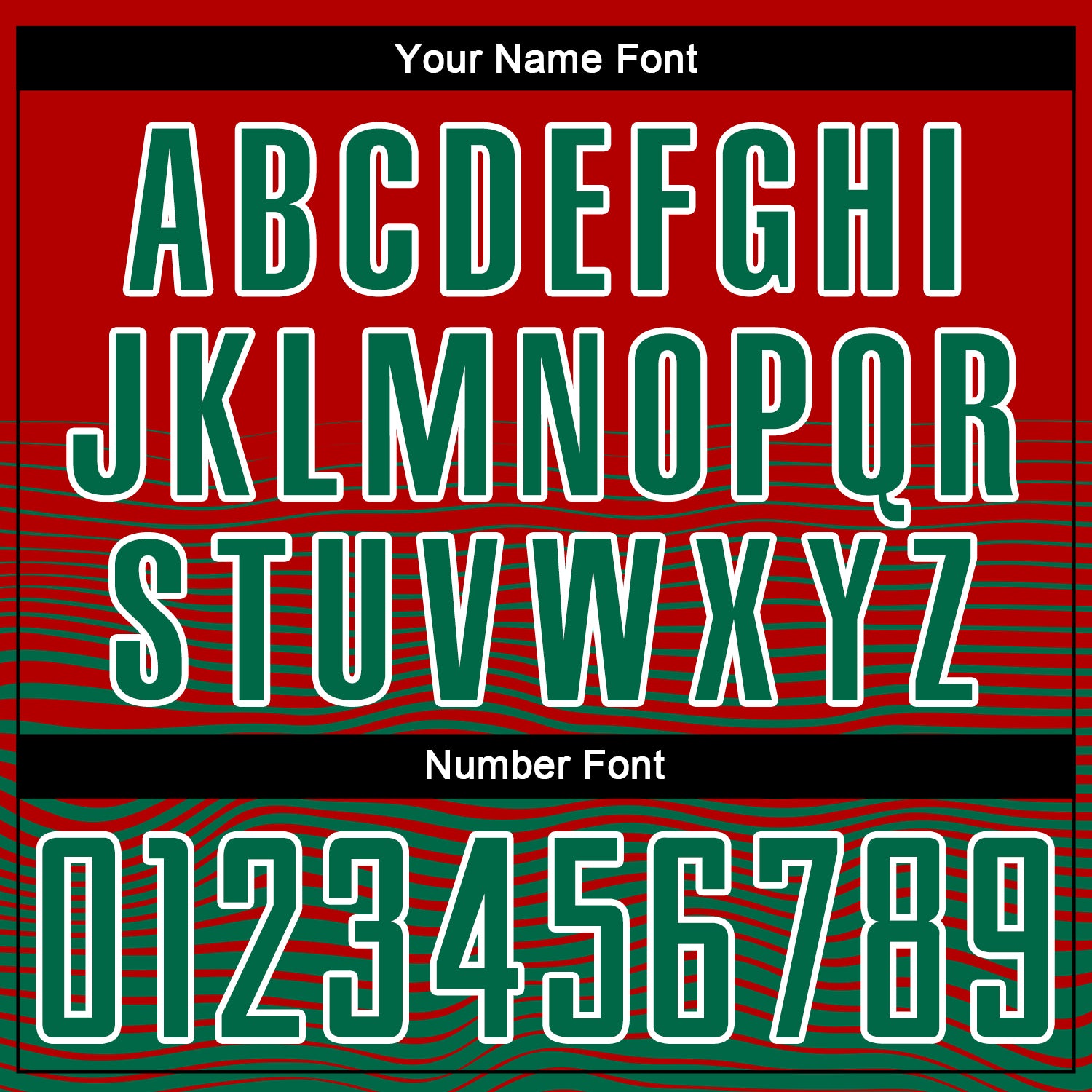 Custom Red Kelly Green-White Gradient Line Sublimation Soccer Uniform Jersey