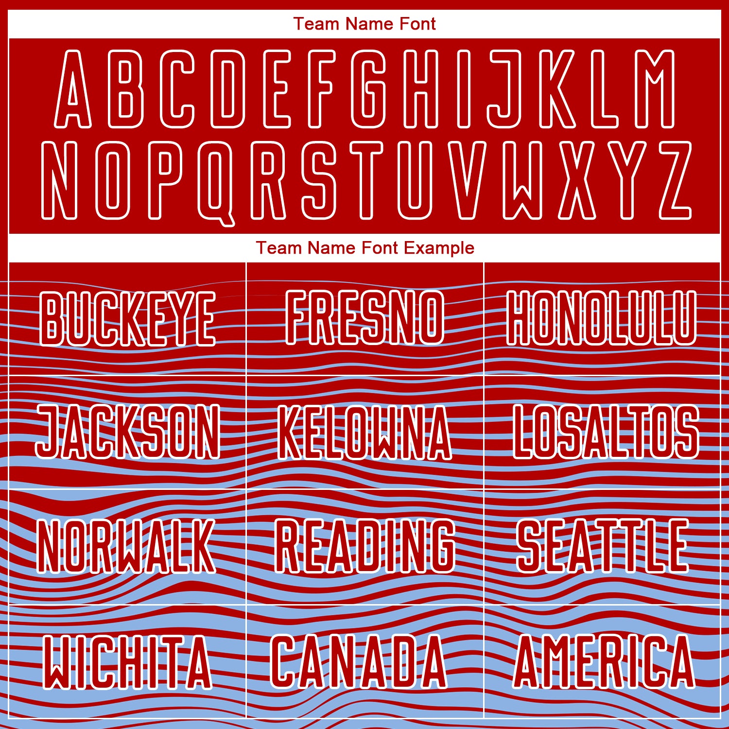 Custom Red Light Blue-White Gradient Line Sublimation Soccer Uniform Jersey