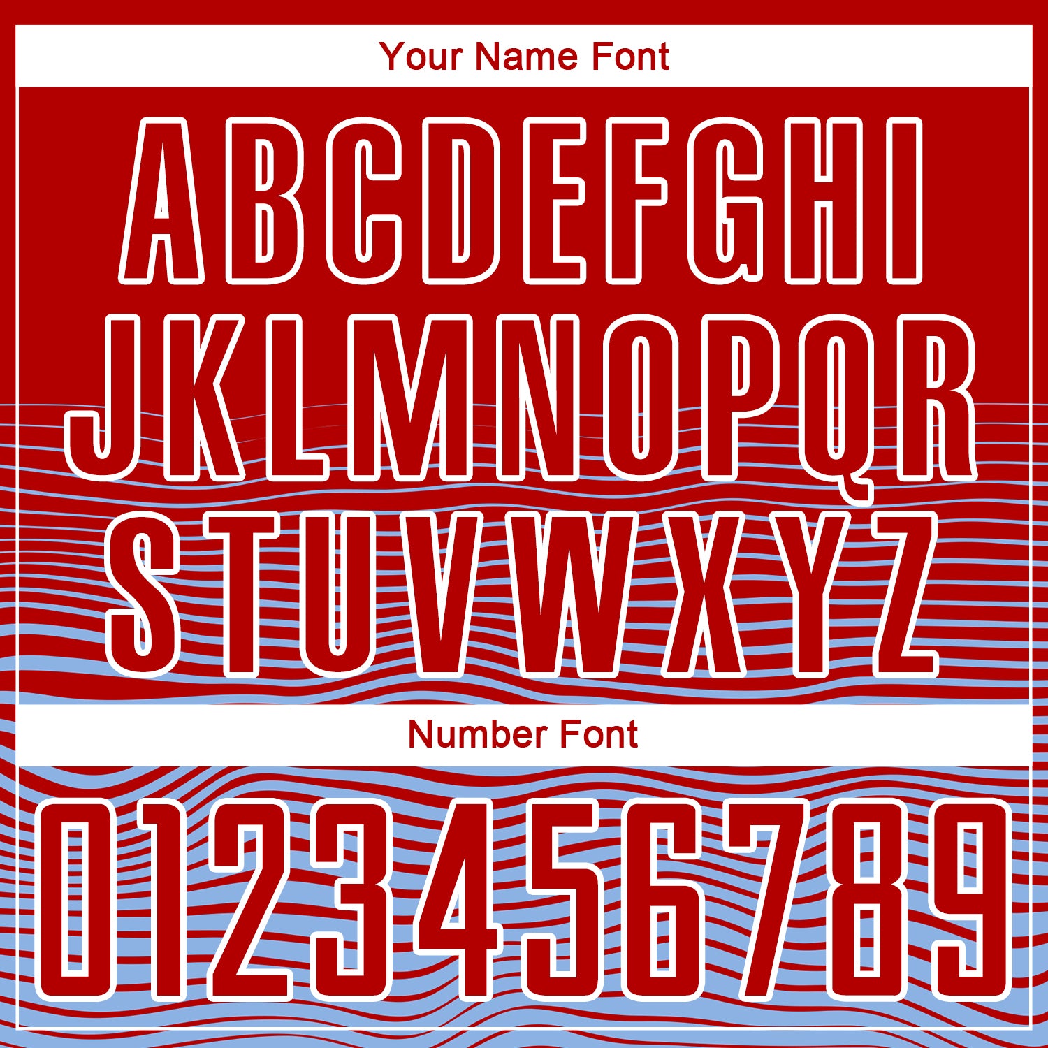 Custom Red Light Blue-White Gradient Line Sublimation Soccer Uniform Jersey