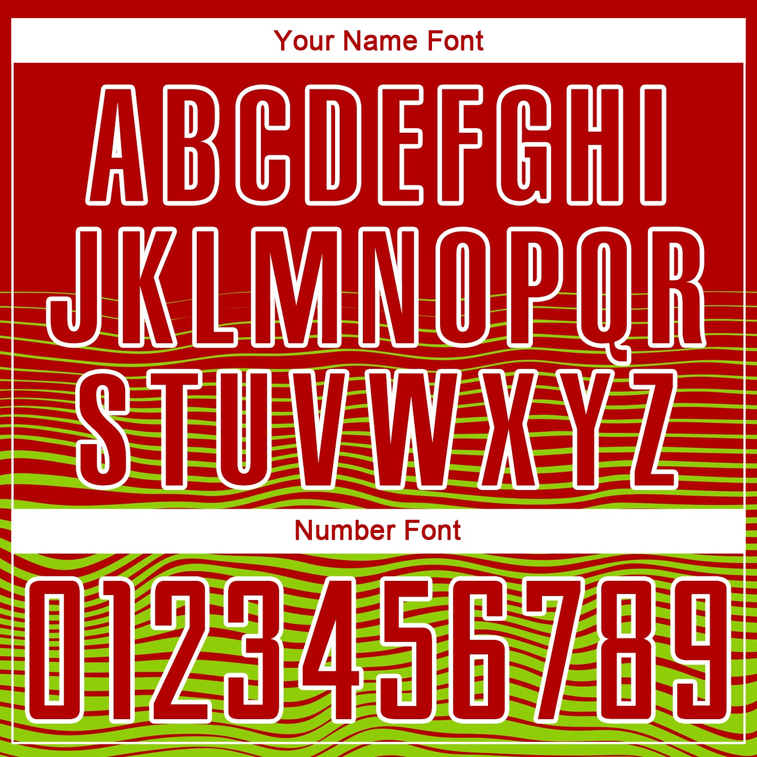 Custom Red Neon Green-White Gradient Line Sublimation Soccer Uniform Jersey