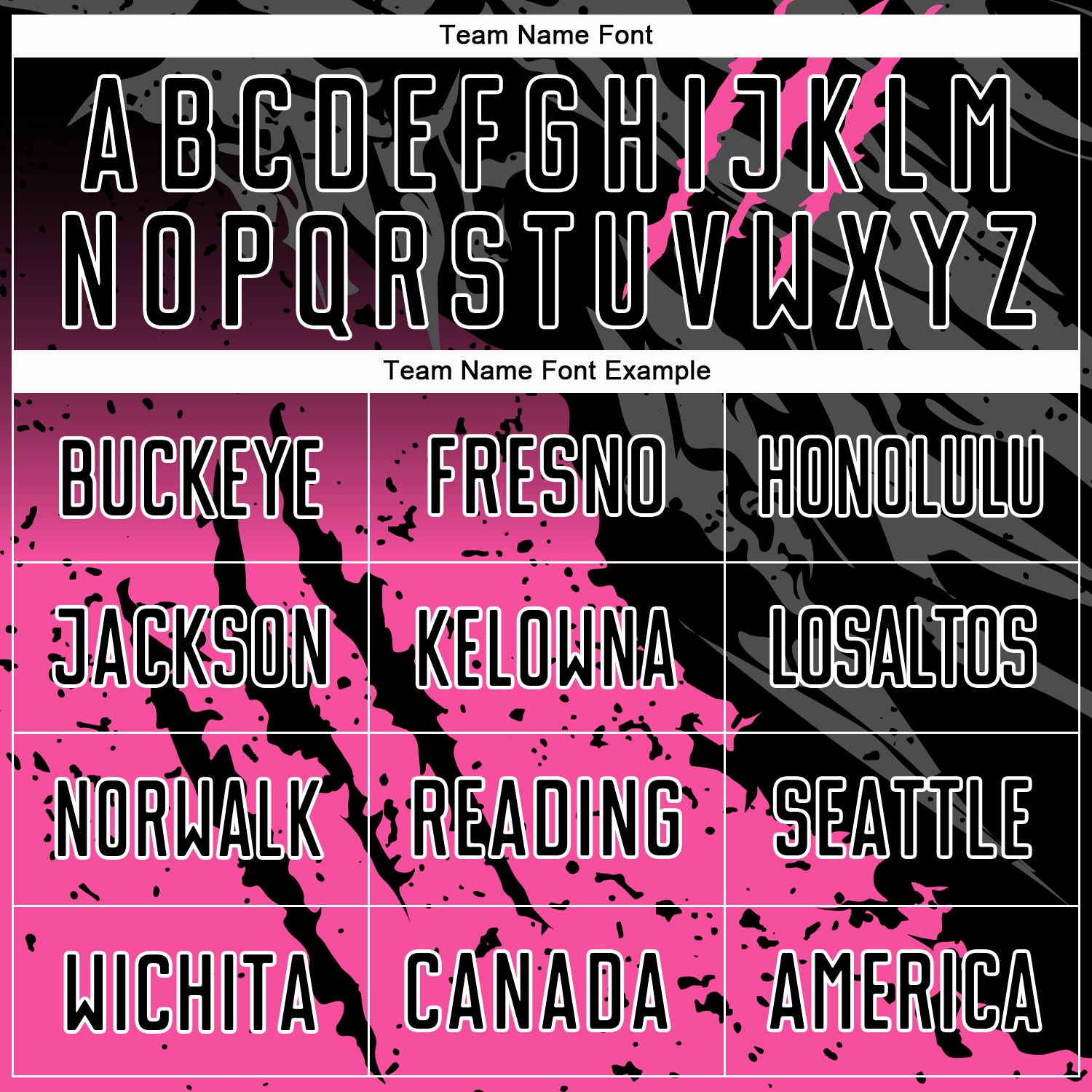 Custom Black Pink-White Gradient Scratch Splash Sublimation Soccer Uniform Jersey