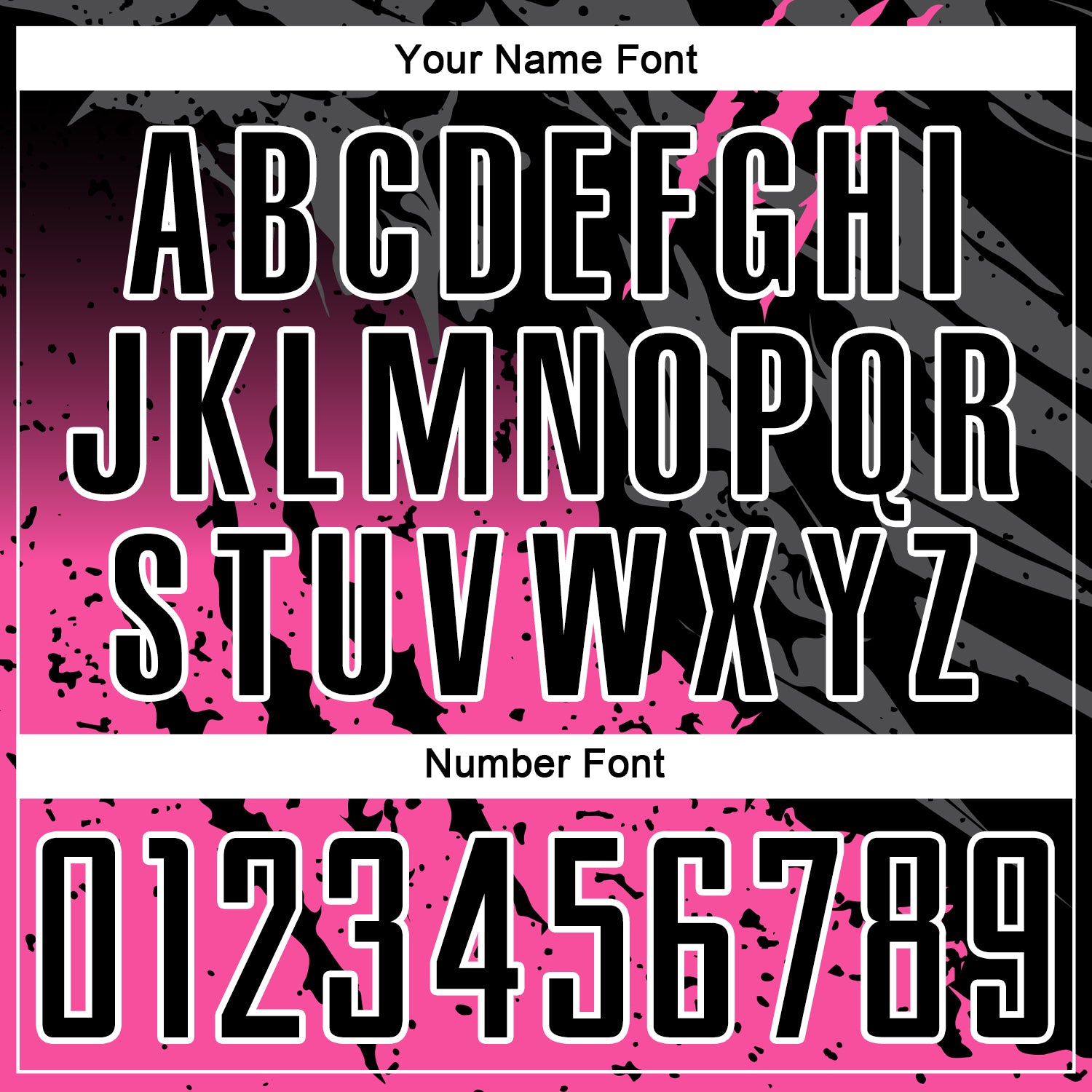 Custom Black Pink-White Gradient Scratch Splash Sublimation Soccer Uniform Jersey