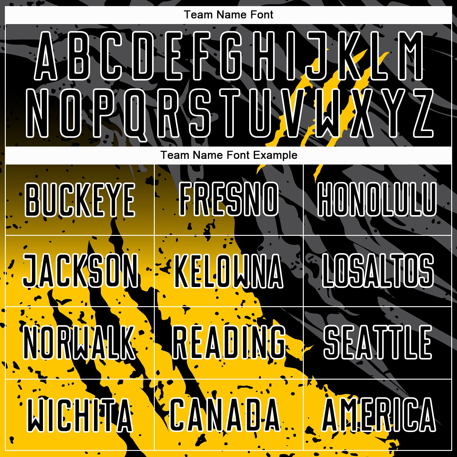 Custom Black Yellow-White Gradient Scratch Splash Sublimation Soccer Uniform Jersey