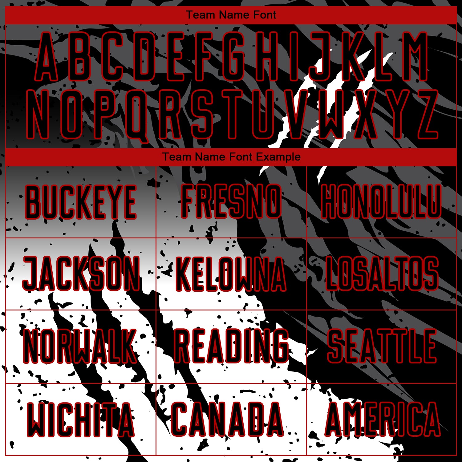 Custom Black White-Red Gradient Scratch Splash Sublimation Soccer Uniform Jersey