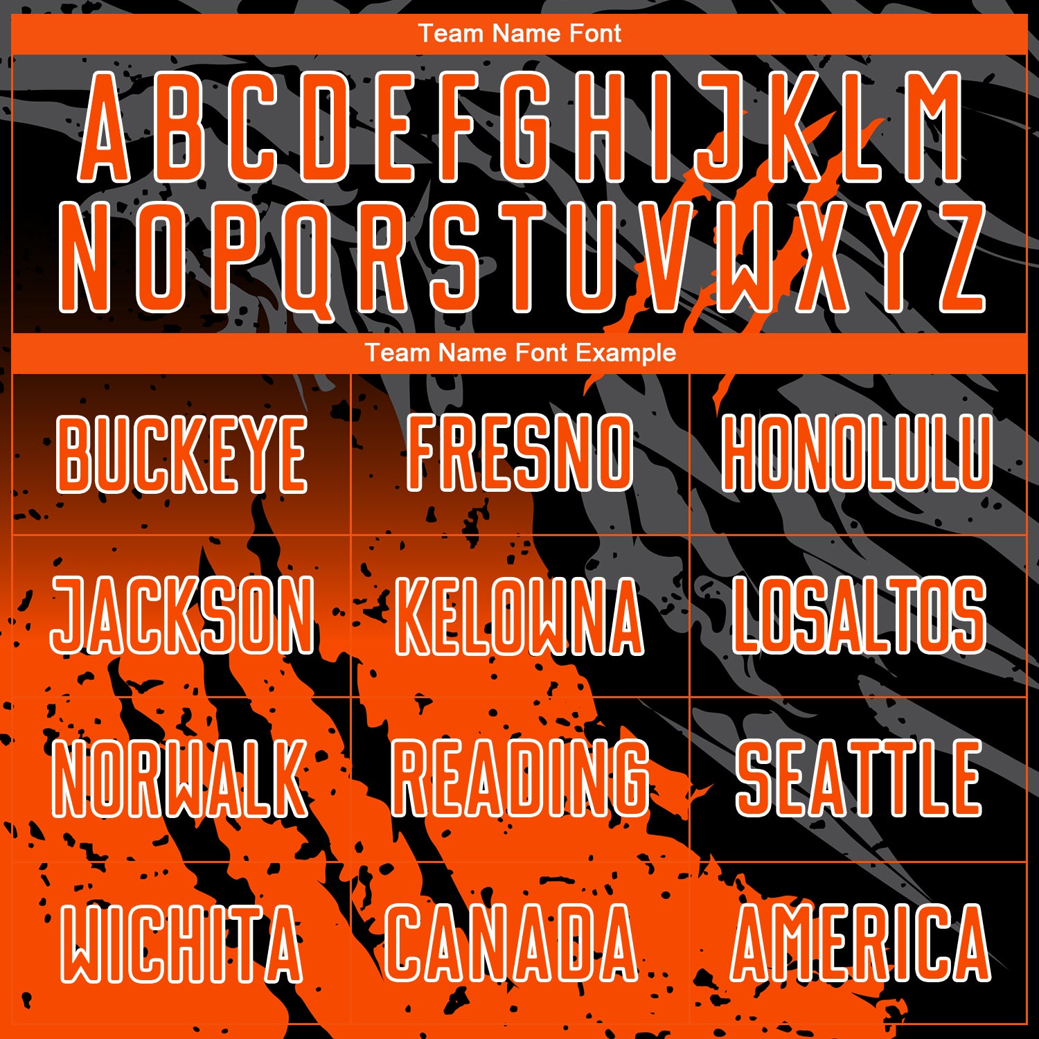 Custom Black Orange-White Gradient Scratch Splash Sublimation Soccer Uniform Jersey