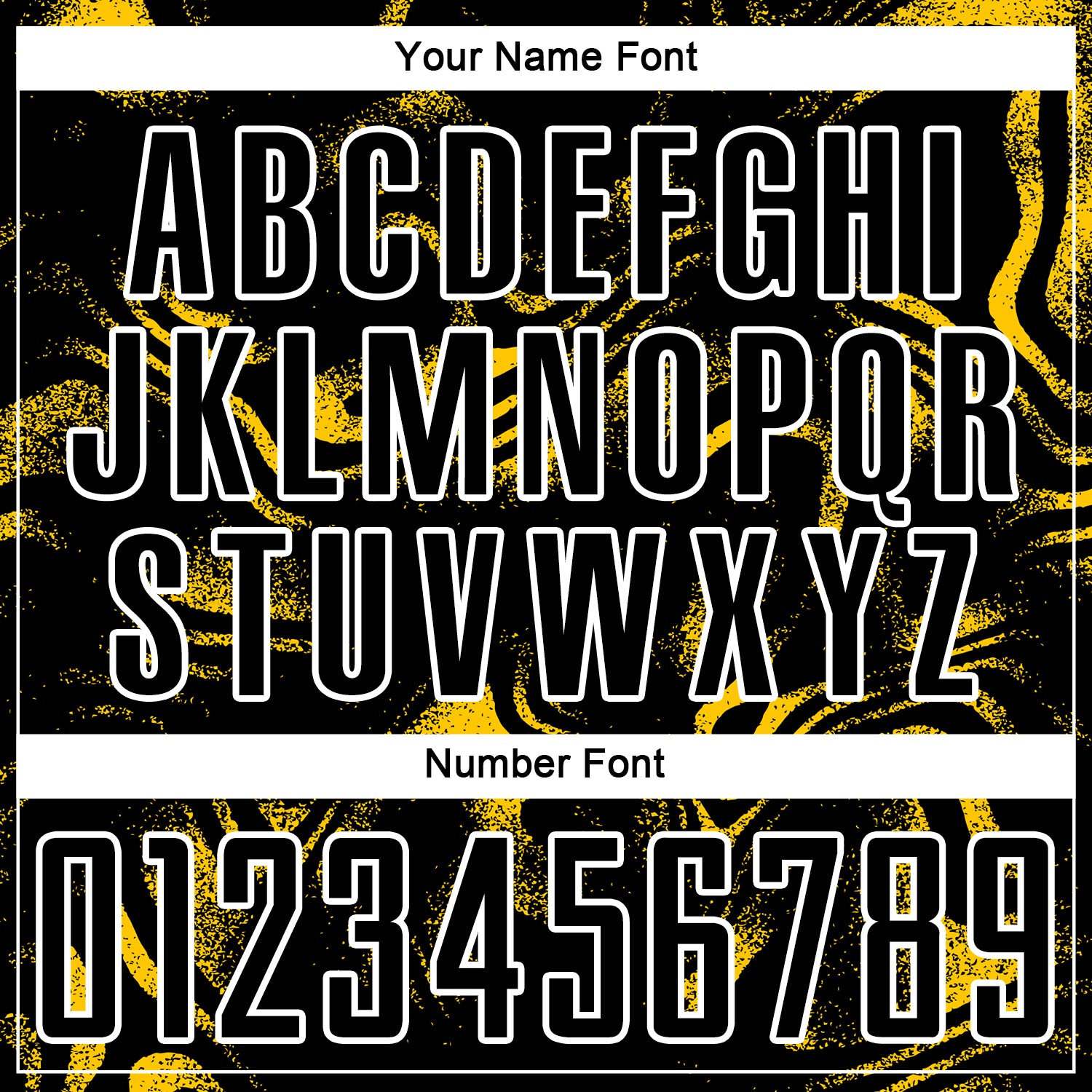 Custom Black Yellow-White Abstract Liquid Sublimation Soccer Uniform Jersey