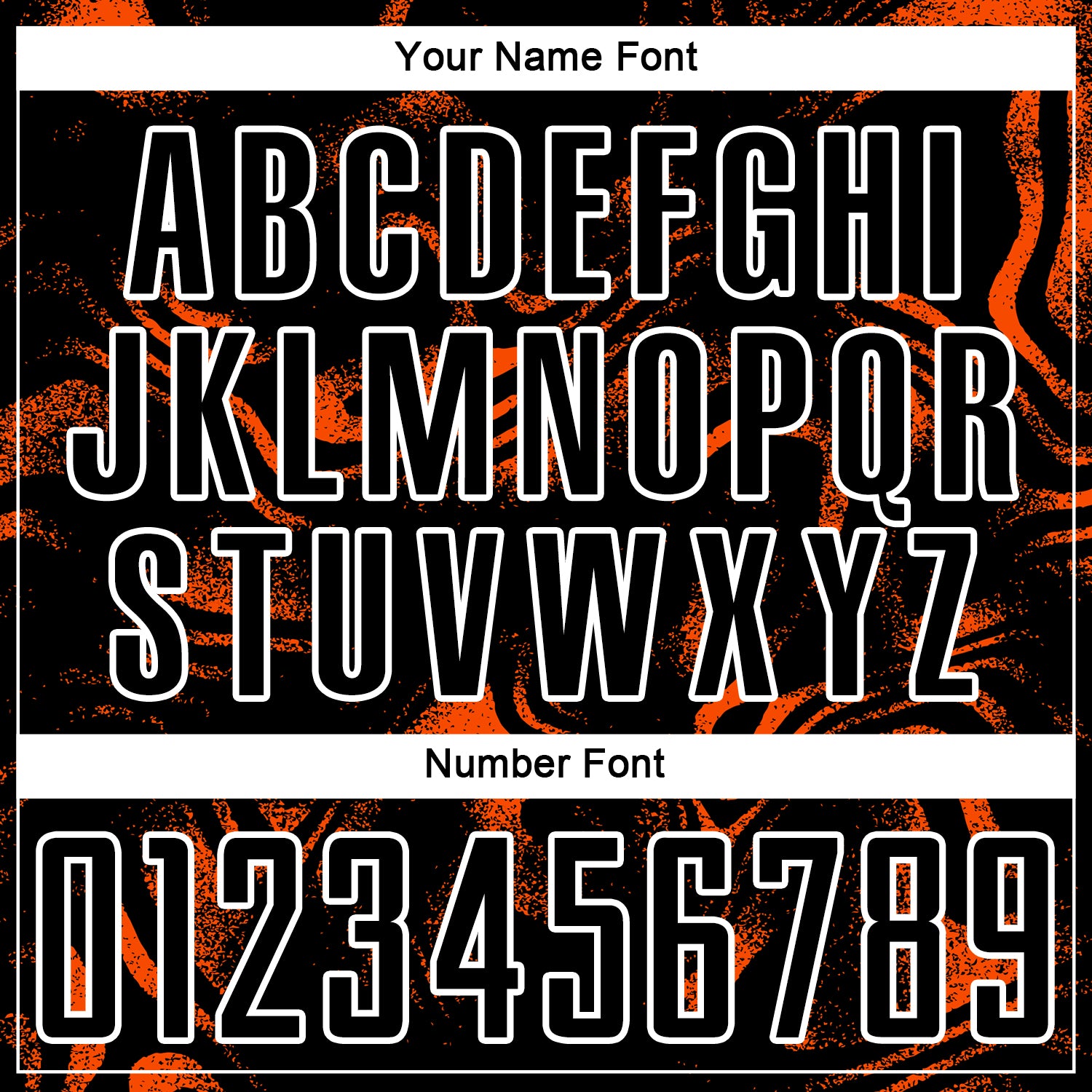 Custom Black Orange-White Abstract Liquid Sublimation Soccer Uniform Jersey