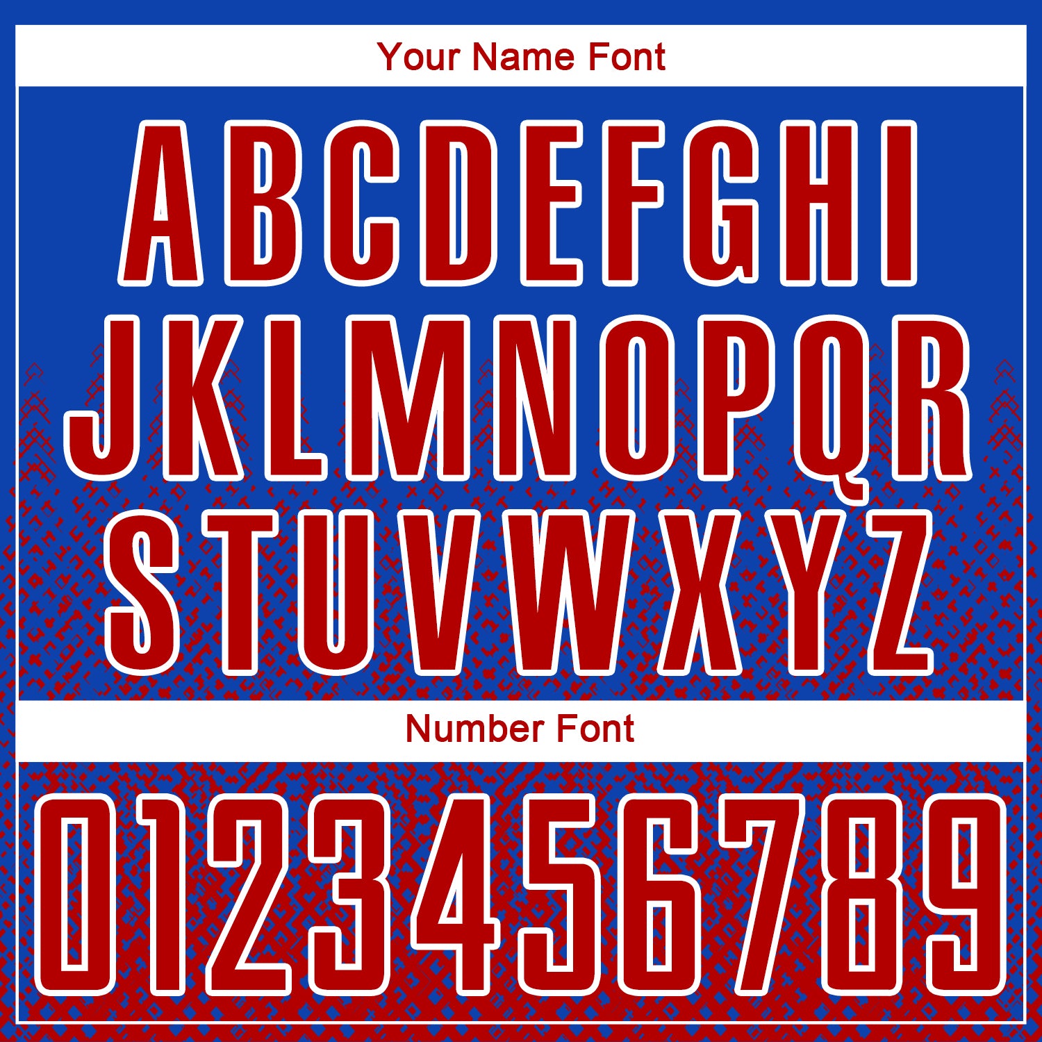 Custom Royal Red-White Geometric Shape Sublimation Soccer Uniform Jersey