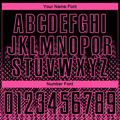 Custom Black Pink Geometric Shape Sublimation Soccer Uniform Jersey