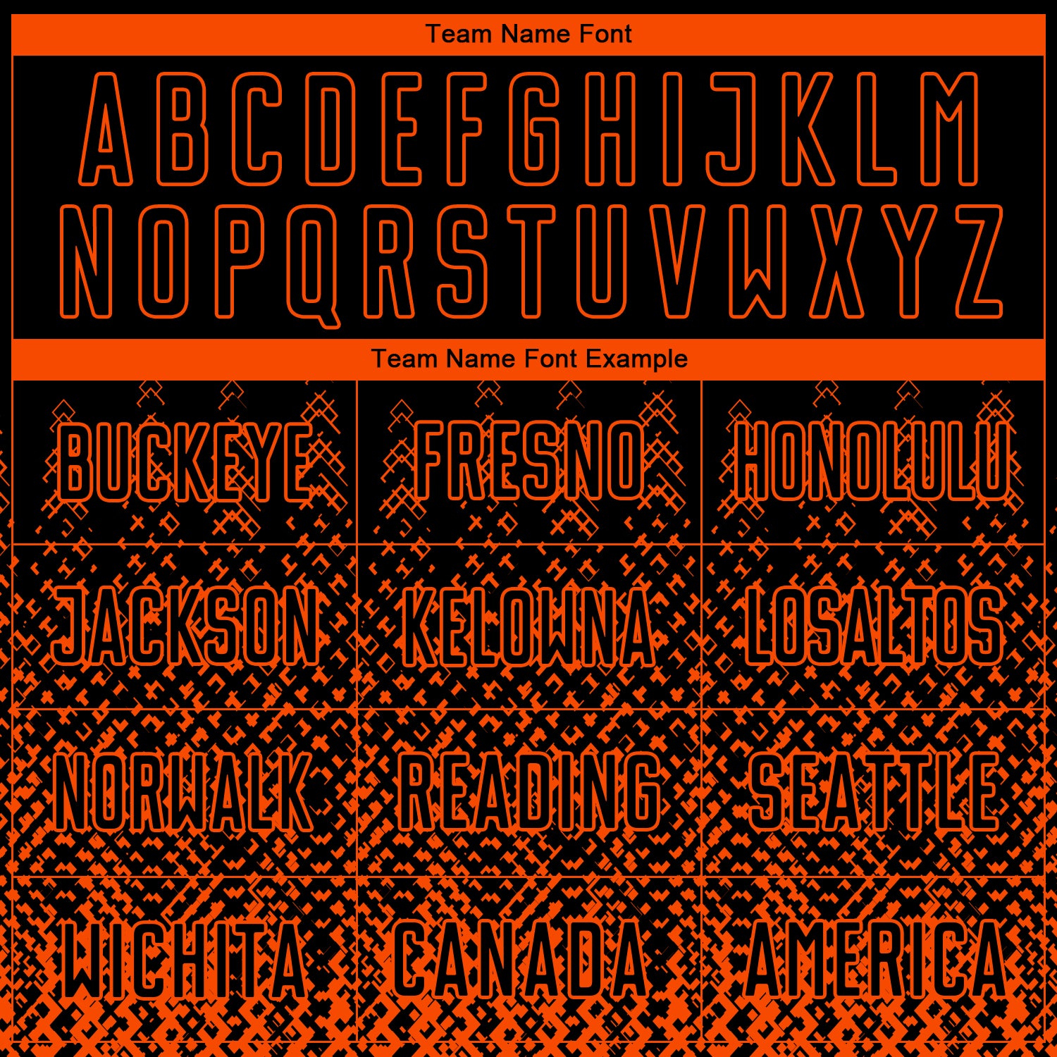 Custom Black Orange Geometric Shape Sublimation Soccer Uniform Jersey