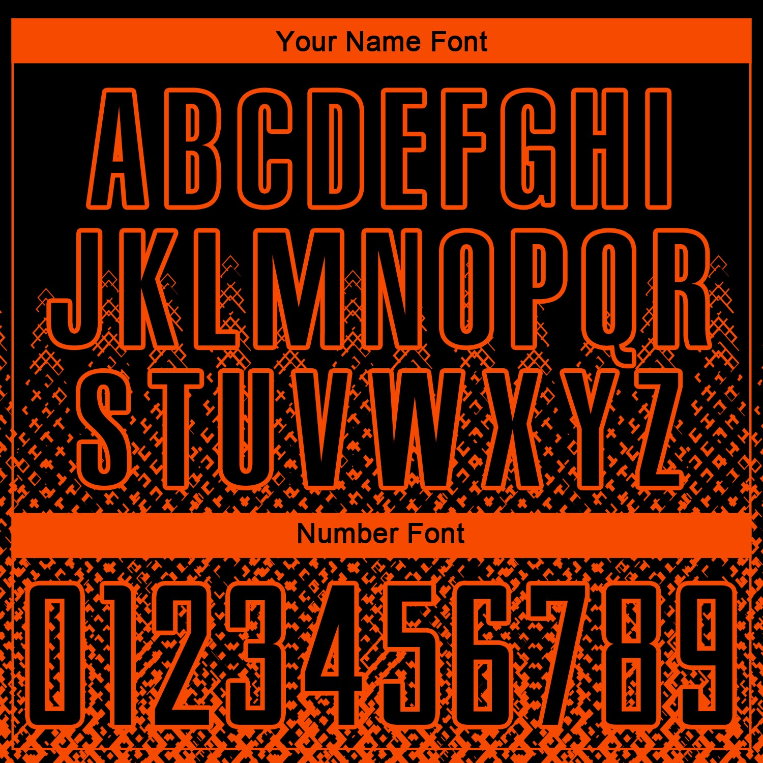 Custom Black Orange Geometric Shape Sublimation Soccer Uniform Jersey