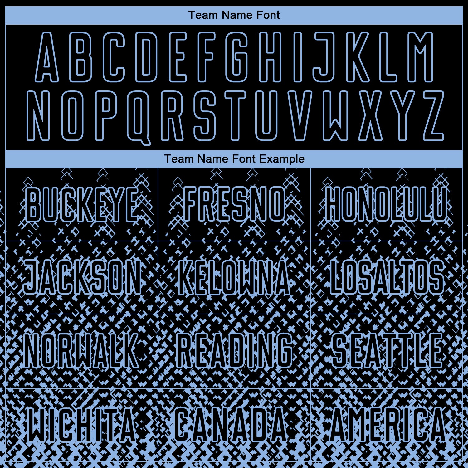 Custom Black Light Blue Geometric Shape Sublimation Soccer Uniform Jersey