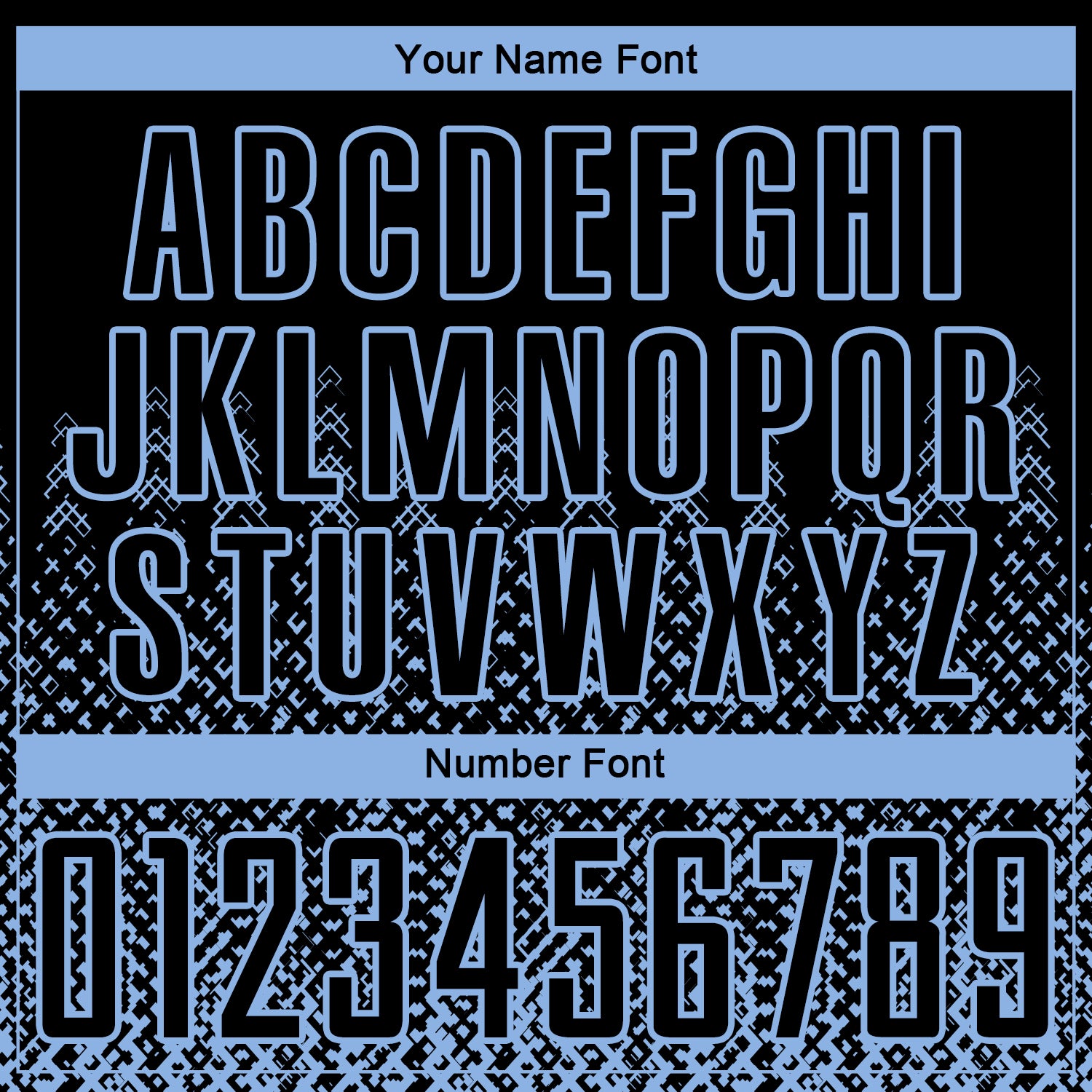 Custom Black Light Blue Geometric Shape Sublimation Soccer Uniform Jersey