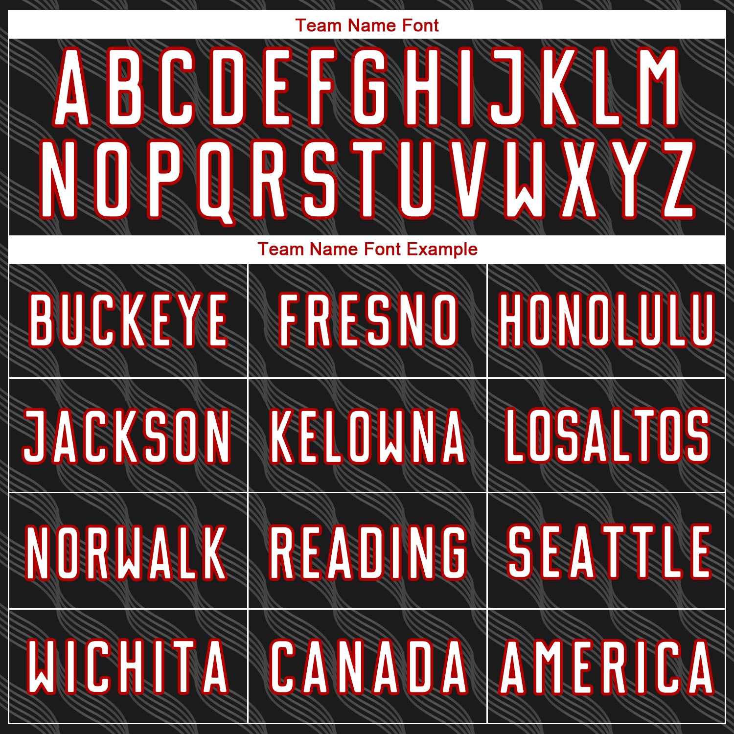 Custom Black White-Red Waves Shape Sublimation Soccer Uniform Jersey