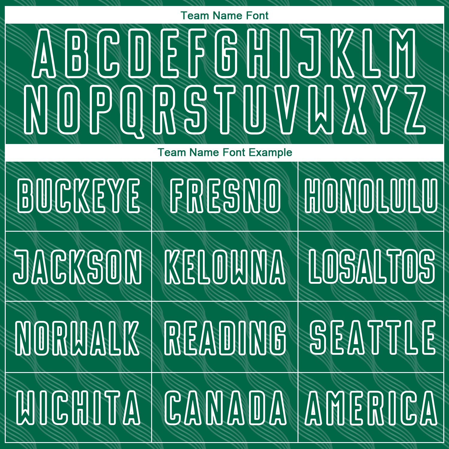 Custom Kelly Green White Waves Shape Sublimation Soccer Uniform Jersey