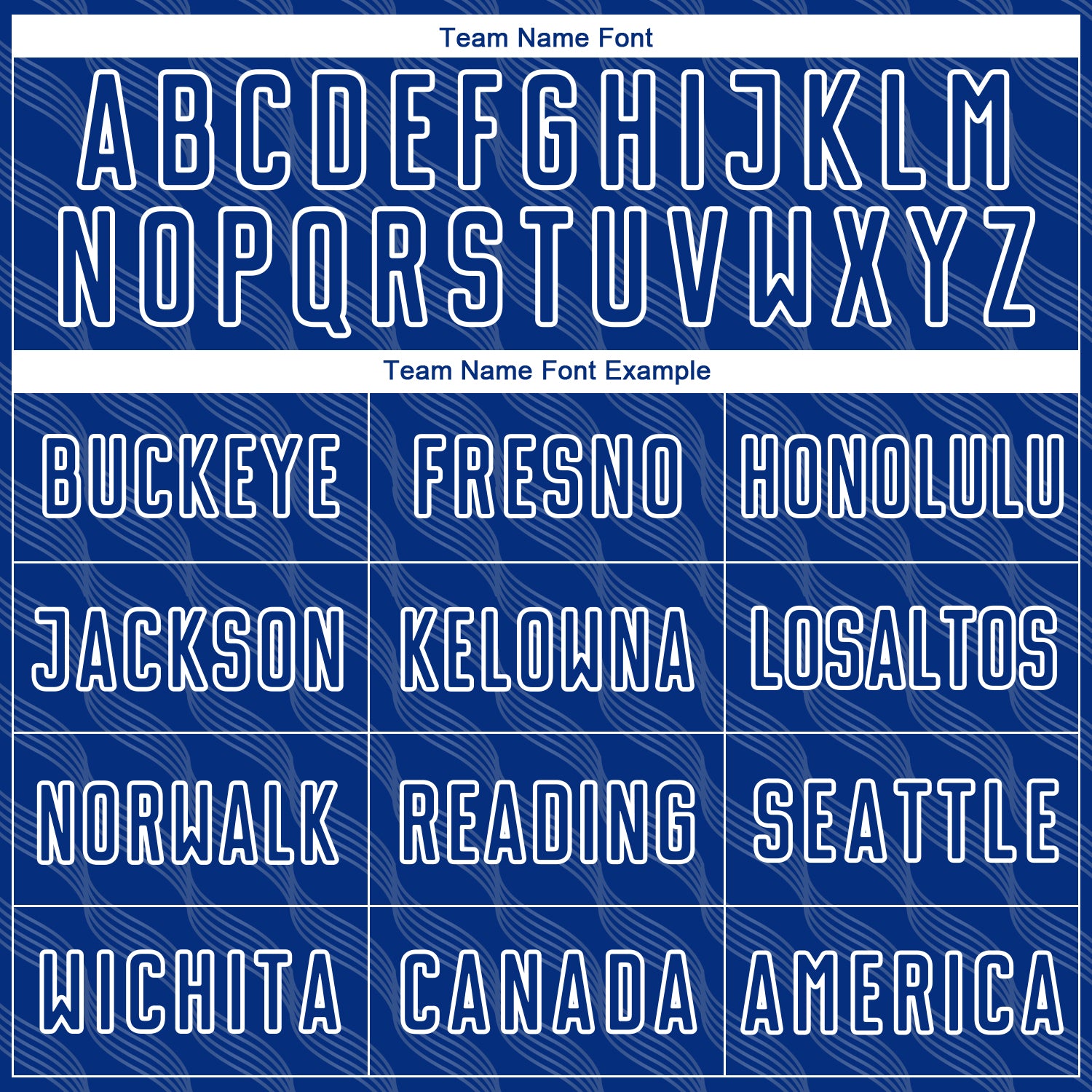 Custom Royal White Waves Shape Sublimation Soccer Uniform Jersey