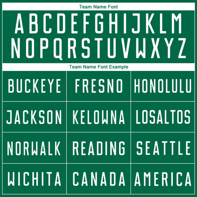 Custom Kelly Green White Geometric Shape Sublimation Soccer Uniform Jersey