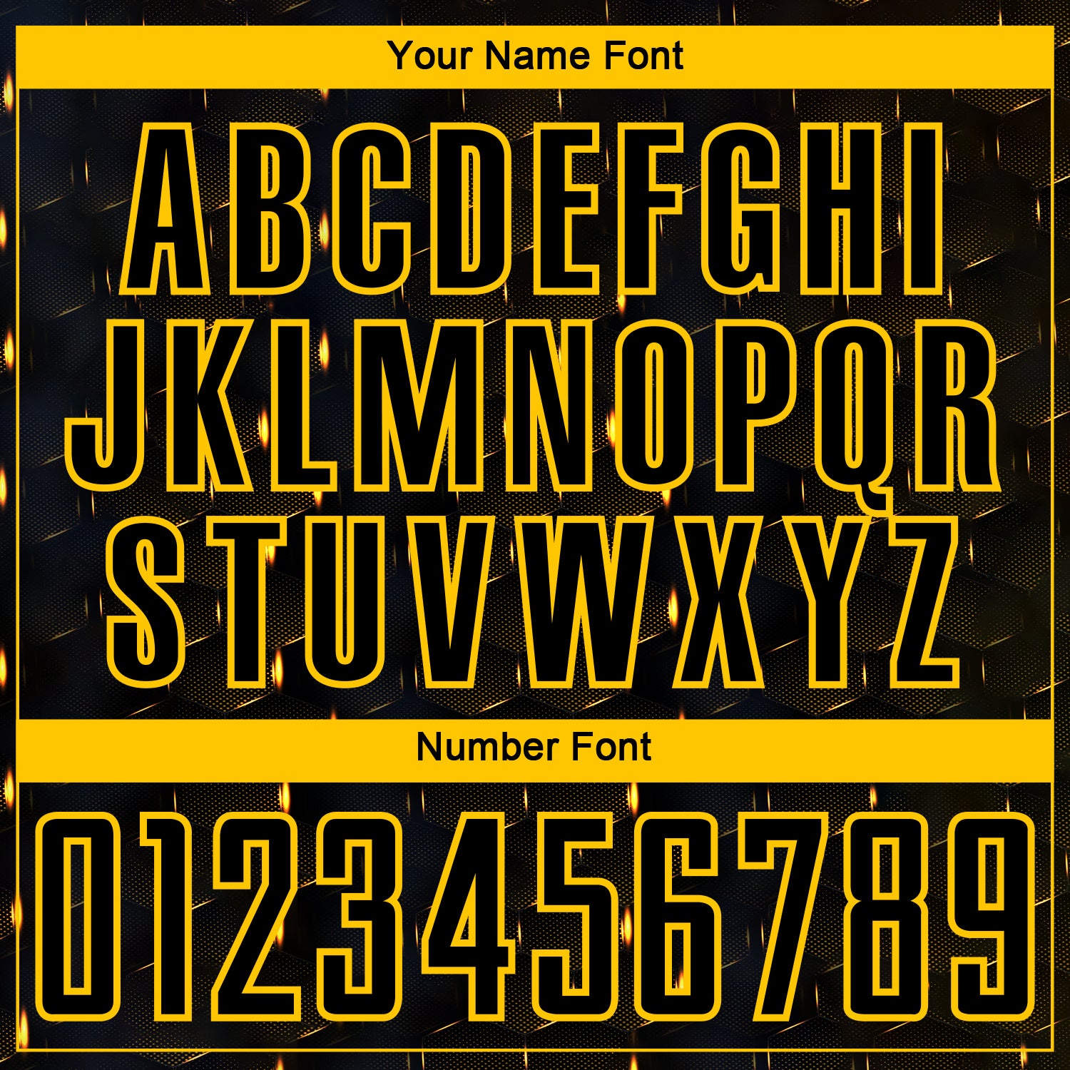 Custom Black Yellow Geometric Shape Sublimation Soccer Uniform Jersey