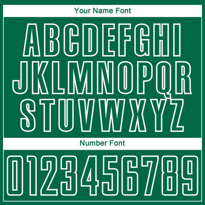 Custom Kelly Green White Geometric Shape Sublimation Soccer Uniform Jersey