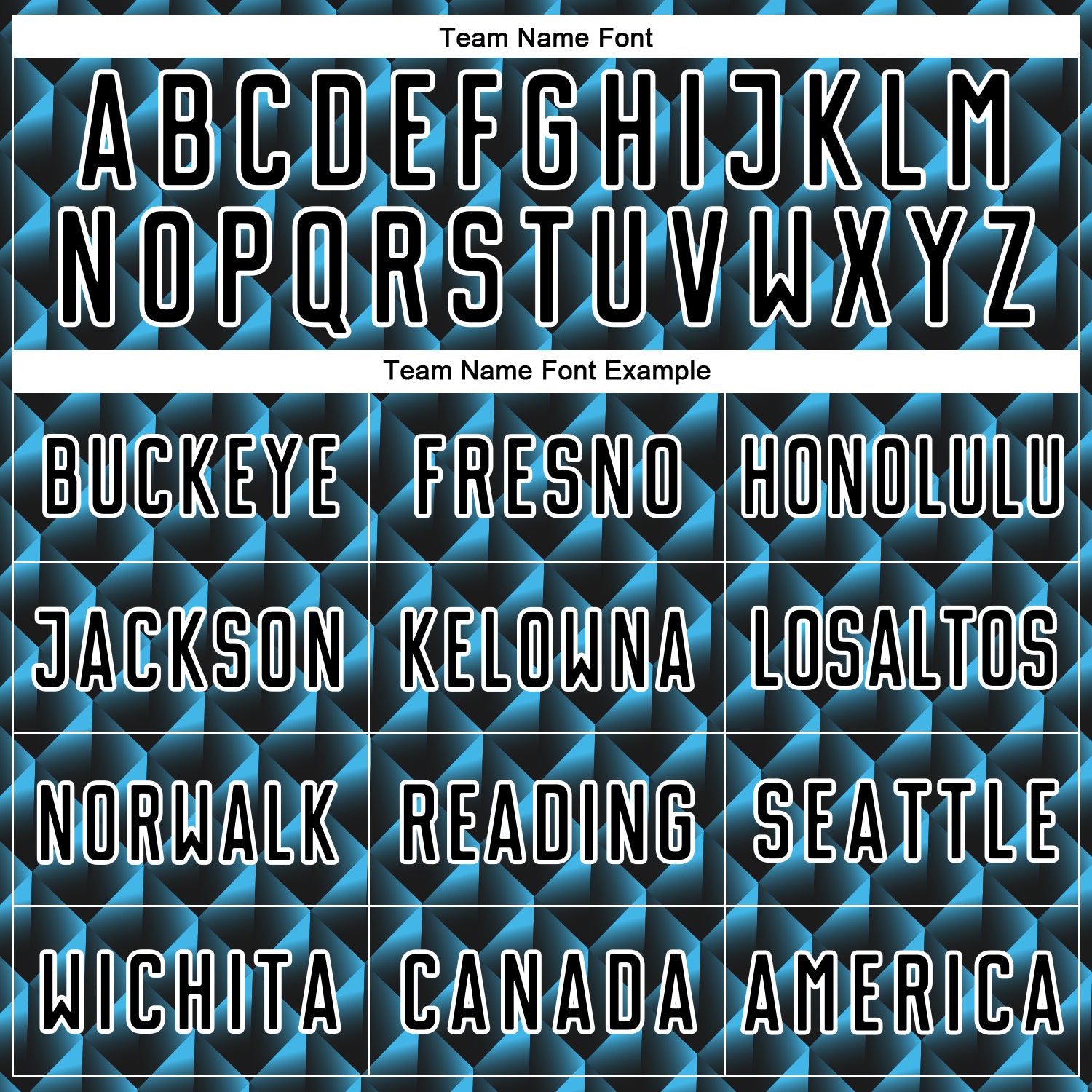 Custom Black Sky Blue-White Geometric Shape Sublimation Soccer Uniform Jersey