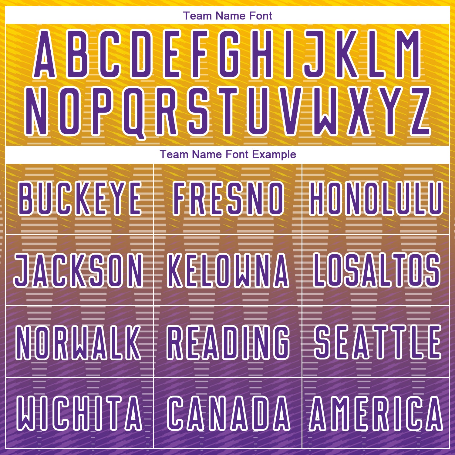 Custom Gold Purple-White Gradient Line Sublimation Soccer Uniform Jersey