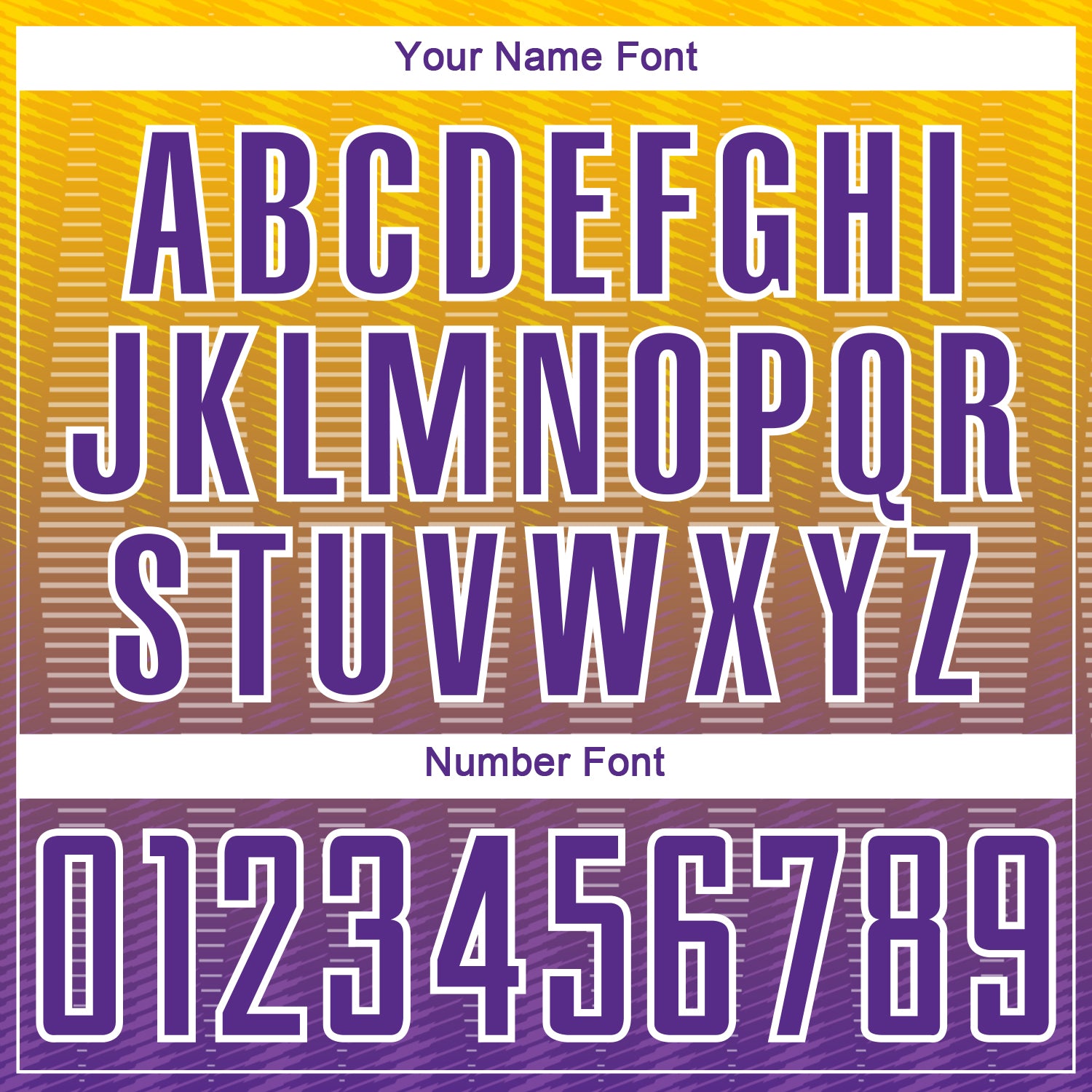 Custom Gold Purple-White Gradient Line Sublimation Soccer Uniform Jersey